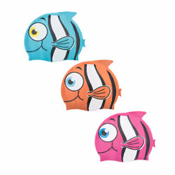 Bestway Bonnet de bain BONNET DE BAIN HYDRO-PRO, Bleu, Orange, Rose, Casquette, Unisexe, Enfant, Natation, One Size