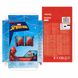 Bestway Spiderman Aide de natation - brassards gonflables 23cm x 15cm - Vue supplémentaire 11