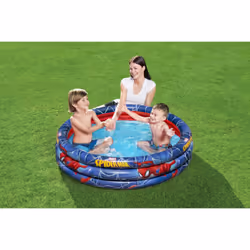 Bestway Spiderman Piscine gonflable -3 boudains - Φ1.22m x H30cm - Vue supplémentaire 5