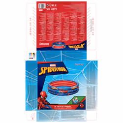Bestway Spiderman Piscine gonflable -3 boudains - Φ1.22m x H30cm - Vue supplémentaire 9