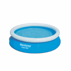 Bestway Fast Set Piscine autoportante Pool 1.98m x 51cm - bleue, 1126 L, Piscine gonflable, Bleu, 3,75 kg