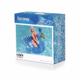 Bestway 41101 flotteur de plage et de piscine Bleu Vinyl Bouée à chevaucher - Vue supplémentaire 22