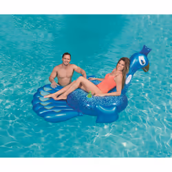 Bestway 41101 flotteur de plage et de piscine Bleu Vinyl Bouée à chevaucher - Vue supplémentaire 24