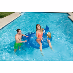 Bestway 41101 flotteur de plage et de piscine Bleu Vinyl Bouée à chevaucher - Vue supplémentaire 25