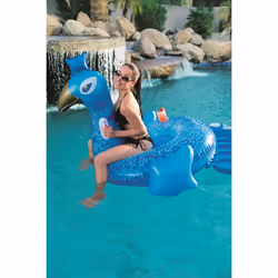 Bestway 41101 flotteur de plage et de piscine Bleu Vinyl Bouée à chevaucher - Vue supplémentaire 28