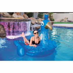 Bestway 41101 flotteur de plage et de piscine Bleu Vinyl Bouée à chevaucher - Vue supplémentaire 29