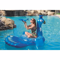 Bestway 41101 flotteur de plage et de piscine Bleu Vinyl Bouée à chevaucher - Vue supplémentaire 33