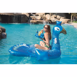 Bestway 41101 flotteur de plage et de piscine Bleu Vinyl Bouée à chevaucher - Vue supplémentaire 37