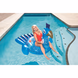 Bestway 41101 flotteur de plage et de piscine Bleu Vinyl Bouée à chevaucher - Vue supplémentaire 46