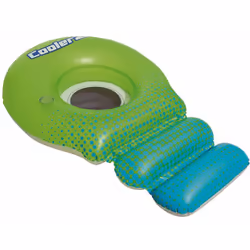 Bestway 43138, Bleu, Vert, Fauteuil flottant, Vinyl, 90 kg, 1020 mm, 1550 mm