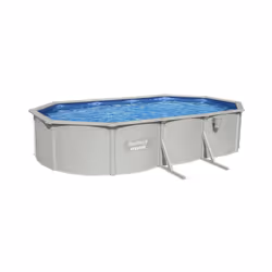 Bestway Hydrium Oval 6.10m x 3.60m x 1.20m, Gris/Bleu
