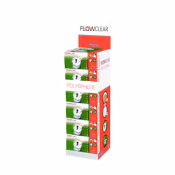 Bestway 30014, Élément filtrant, Blanc, Polyéthylène, 0,5 kg, 10,7 kg, Présentoir d'affichage