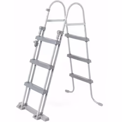 Bestway Echelle de Piscine, Echelle, Bleu, Blanc, Métal, Plastique, 1070 mm, 8,39 kg, Boîte