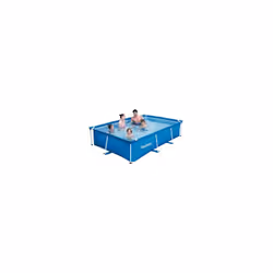Bestway Steel Pro Piscine tubulaire Frame Pool 4.00m x 2.11m x 81cm, 5700 L, Piscine hors sol, Bleu, 32,4 kg