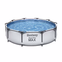 Bestway Steel Pro 3.05m x 76cm, Bleu, 4678 L, Piscine hors sol, 18,3 kg