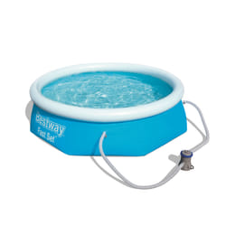 Bestway Fast Set Piscine autoportante Pool, set avec pompe, 2.44m x 66cm