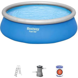 Bestway Fast Set Piscine autoportante Pool, set avec pompe 4.57m x 122cm