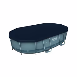 Bestway Power Steel Oval 4.88m x 3.05m x 1.07cm, Gris/Bleu - Vue supplémentaire 4