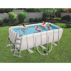 Bestway Power Steel Piscine 4.12m x 2.01m x 1.22m