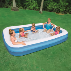Bestway PISCINE RECTANGULAIRE 3.05m x 1.83m x 46cm - bleue
