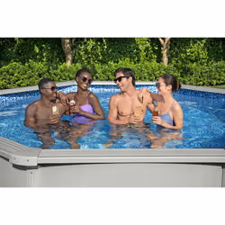 Bestway Hydrium 3.60m x 1.20m, Gris/Bleu - Vue supplémentaire 15