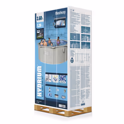 Bestway Hydrium 3.60m x 1.20m, Gris/Bleu - Vue supplémentaire 25