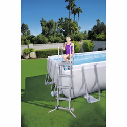Bestway Power Steel Rectangular 5.49m x 2.74m x 1.22m, Gris/Bleu - Vue supplémentaire 3