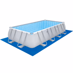 Bestway Power Steel Rectangular 5.49m x 2.74m x 1.22m, Gris/Bleu - Vue supplémentaire 9