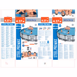 Bestway Steel Pro 4.27m x 84cm, Bleu - Vue supplémentaire 17