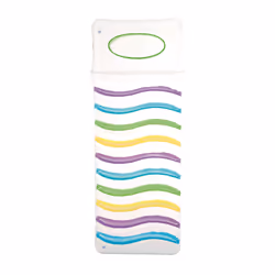 Bestway Matelas Gonflable de Détente de Lux, Multicolore, Transparent, Matelas flottant, Vinyl, 90 kg, 690 mm, 1850 mm