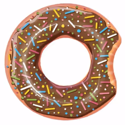 Moulage Général Méridional Bte/Bouee Donut 1.07M + 12Ans, 3 an(s), PVC, Multicolore