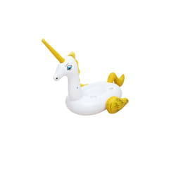 Bestway 41107 flotteur de plage et de piscine Blanc, Jaune Vinyl Bouée à chevaucher
