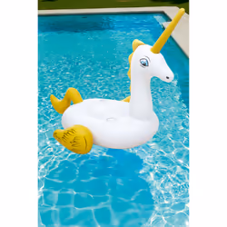 Bestway 41107 flotteur de plage et de piscine Blanc, Jaune Vinyl Bouée à chevaucher - Vue supplémentaire 4