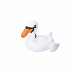 Bestway Cygne Gonflable a Chevaucher Grand Modèle, Noir, Orange, Blanc, Bouée à chevaucher, Vinyl, 1500 mm, 2090 mm, 0,32 mm
