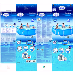 Bestway Steel Pro 56679 piscine hors sol Rond Bleu - Vue supplémentaire 6