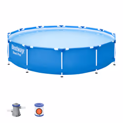 Bestway Steel Pro 56681, 6473 L, Piscine hors sol, Adulte, Bleu, 23,6 kg