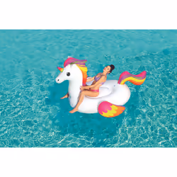 Bestway 41113 flotteur de plage et de piscine Multicolore, Blanc Vinyl Bouée à chevaucher - Vue supplémentaire 4