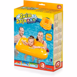 Moulage Général Méridional Bte/ Bouee Siege Carree 68Cm - Dim., 3 an(s), Vinyl, Multicolore