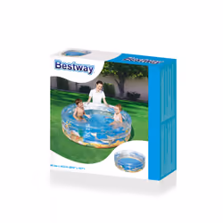 Bestway Piscine gonflable TRANSPARENTE VIE SOUMARINE Φ1.5m x H53cm