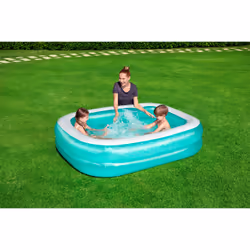 Bestway PISCINE RECTANGULAIRE 2.01m x 1.5m x 51cm - bleue - Vue supplémentaire 6