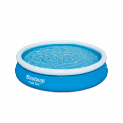 Bestway Fast Set Piscine autoportante Pool 3.66m x 76cm, 5377 L, Piscine gonflable, Bleu, 12,3 kg