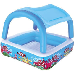 Bestway Jouet de jardin gonflable PISCINE A JEUX CANOPY 1.47m x 1.47m x 1.22m