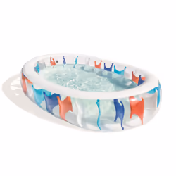 Bestway PISCINE ELLIPTIQUE 2.29m x 1.52m x 51cm - bleue