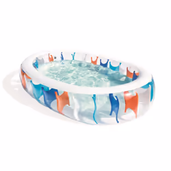 Bestway PISCINE ELLIPTIQUE 2.29m x 1.52m x 51cm - bleue