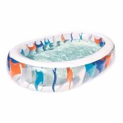 Bestway PISCINE ELLIPTIQUE 2.29m x 1.52m x 51cm - bleue - Vue supplémentaire 4