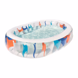 Bestway PISCINE ELLIPTIQUE 2.29m x 1.52m x 51cm - bleue - Vue supplémentaire 6