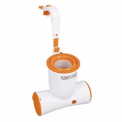 Bestway Pompe di Filtration Skimatic Flowcleartm, Pompe à filtre à cartouche, Orange, Blanc, 1100 L, 31700 L, 220-240 V, 50 H ...