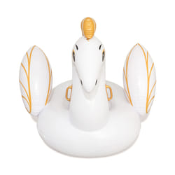 Bestway 41118 flotteur de plage et de piscine Or, Blanc Vinyl Bouée à chevaucher