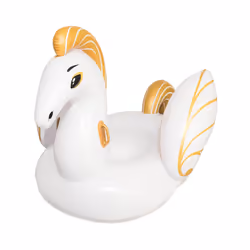 Bestway 41118 flotteur de plage et de piscine Or, Blanc Vinyl Bouée à chevaucher
