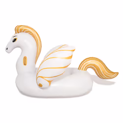 Bestway 41118 flotteur de plage et de piscine Or, Blanc Vinyl Bouée à chevaucher - Vue supplémentaire 4